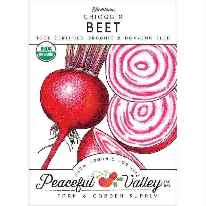Chioggia Beet Seeds (Organic) 1 Chioggia Beet Seeds (Organic)