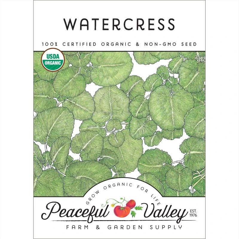 Watercress Greens Seeds (Organic) 1 Watercress Greens Seeds (Organic)