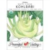 White Vienna Kohlrabi Seeds (Organic)