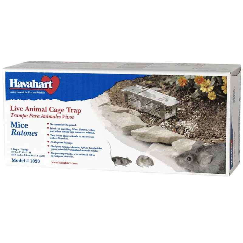 Havahart Trap - Model 0 (10"x3"x3") - For Mice, Rats, Voles And Shrews 3 Havahart Trap - Model 0 (10"x3"x3") - For Mice, Rats, Voles And Shrews - Billede 3