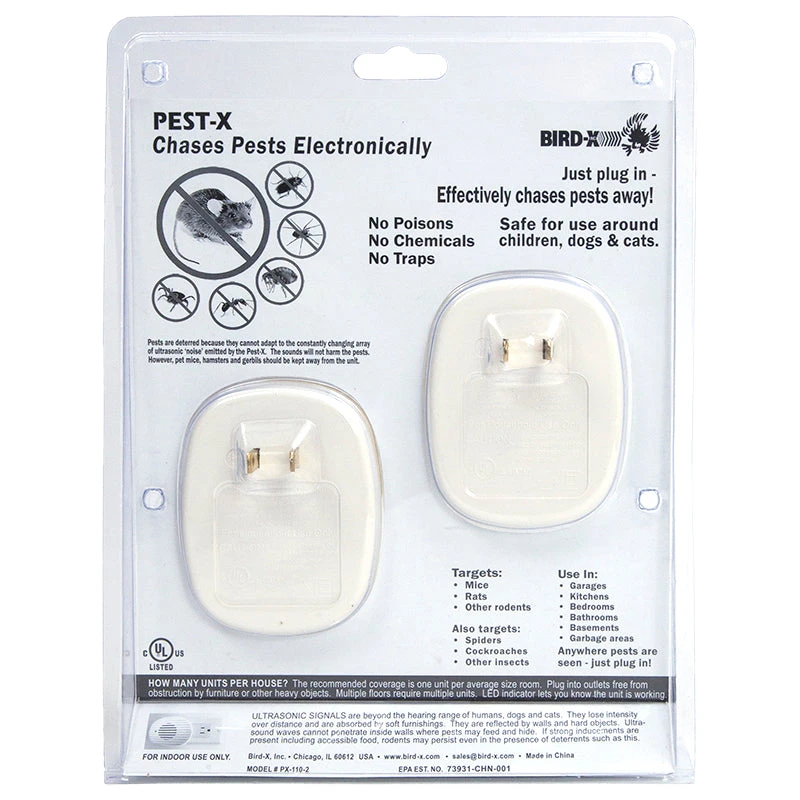 Pest-X Electronic Pest Chaser (2/pk) 3 Pest-X Electronic Pest Chaser (2/pk) - Billede 3