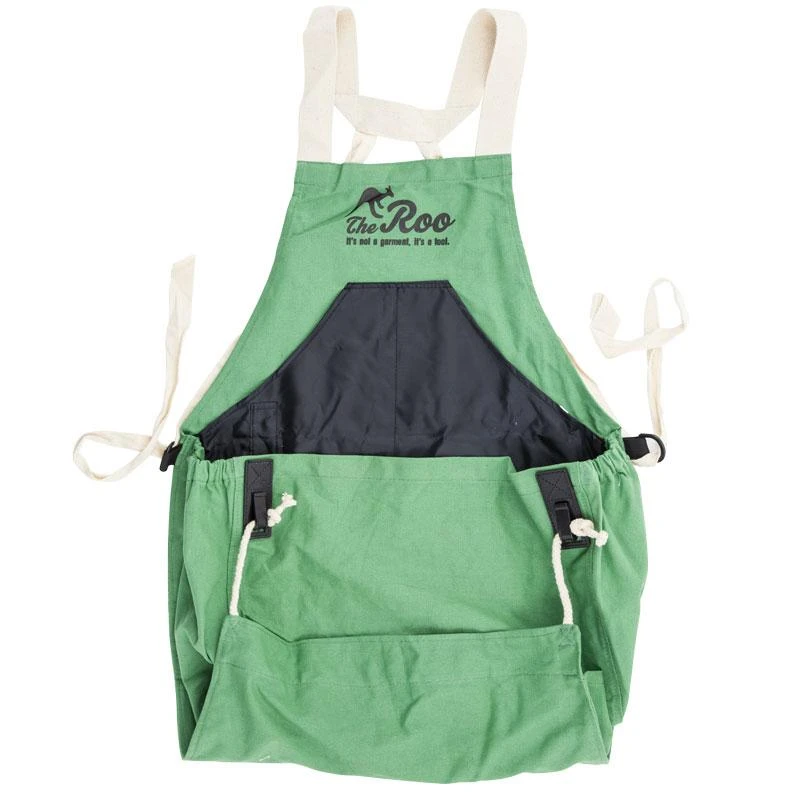 Roo Gardening Apron - Green 1 Roo Gardening Apron - Green