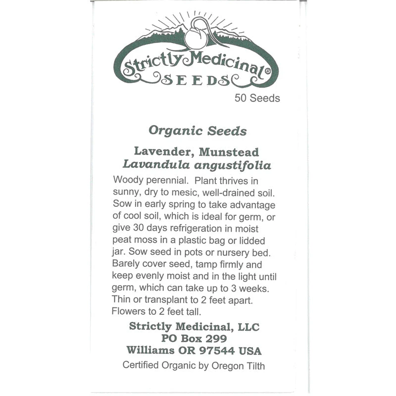Strictly Medicinal Organic Munstead Lavender 2 Strictly Medicinal Organic Munstead Lavender - Billede 2
