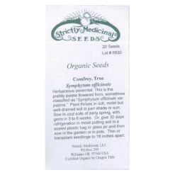 Strictly Medicinal Organic True Comfrey -Felco Planter Butik snv7049 web 1